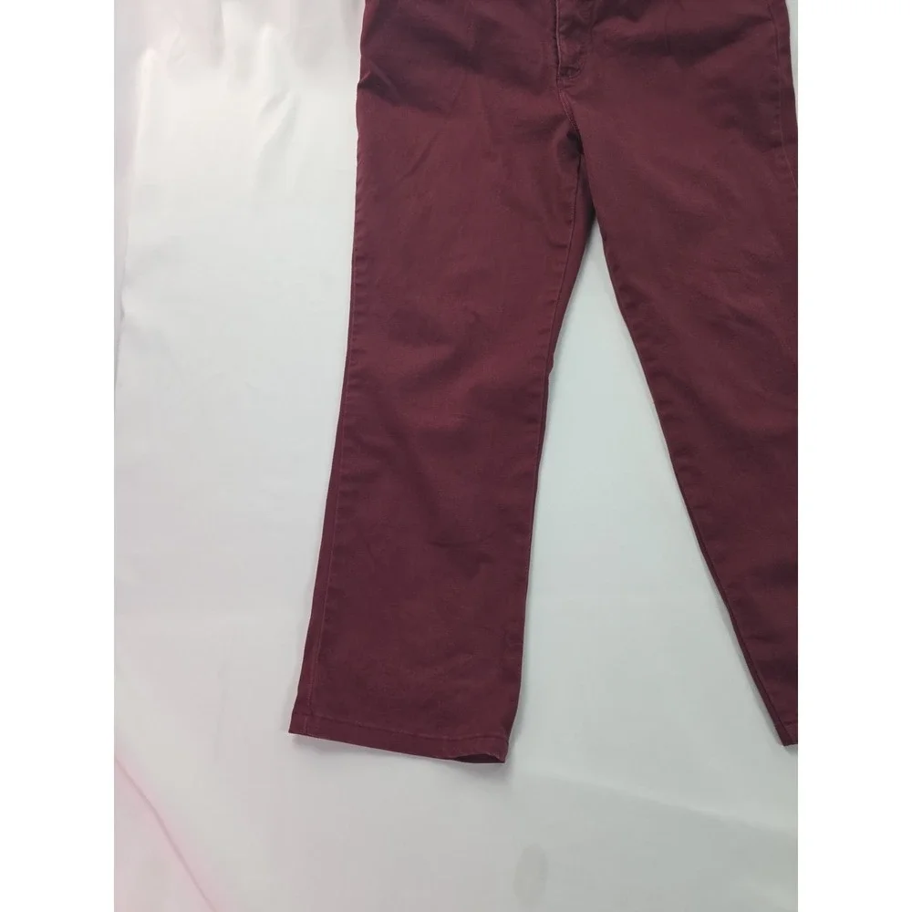 Lee Platinum Label Classic Fit Straight Leg Stretch Jeans, Red, Womens 31x24.5